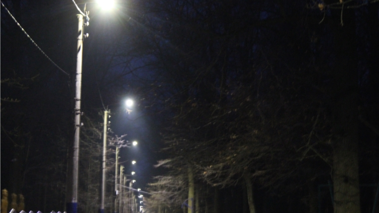 Новое освещение в городском парке - залог безопасности в темное время суток