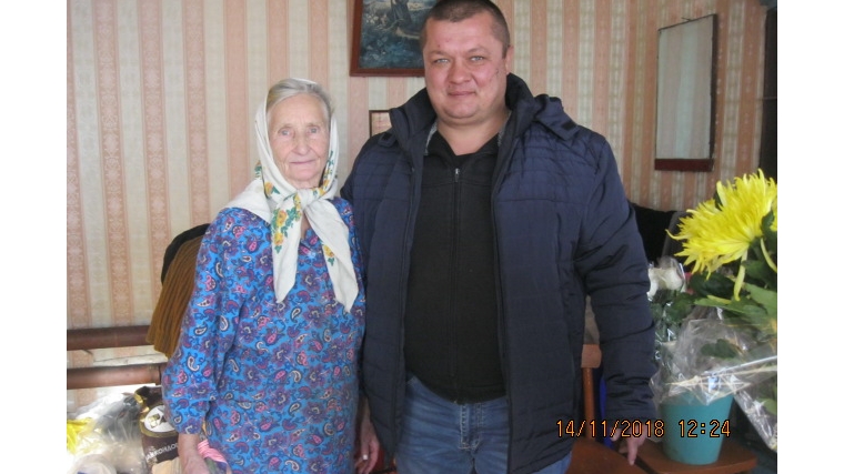 В Октябрьском сельском поселении чествовали долгожительницу Надежду Павловну Назарову