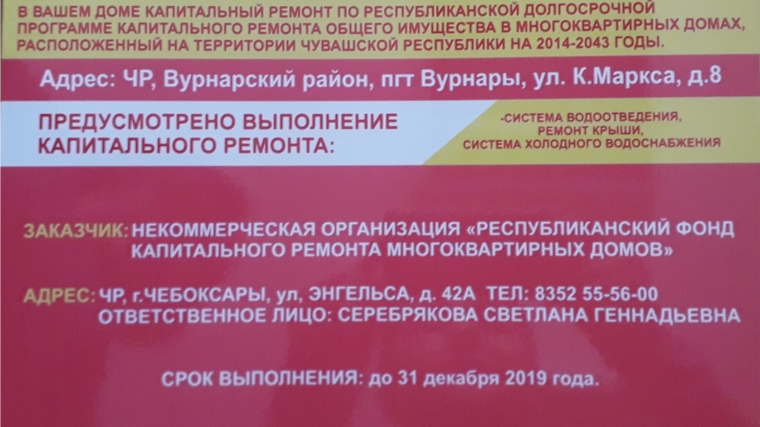 Информационные таблички для домов, нуждающихся в капитальном ремонте