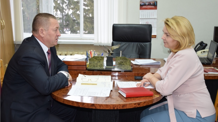 Уполномоченный по правам ребенка в Чувашской Республике встретилась с главой администрации Красночетайского района
