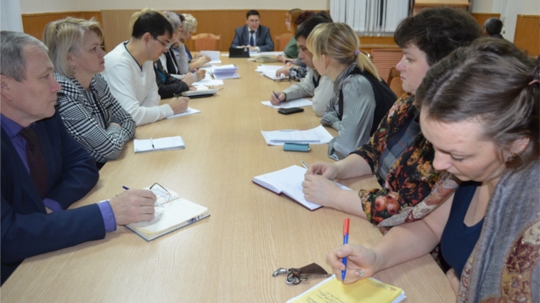 В администрации Мариинско-Посадского района прошло плановое совещание с участием глав поселений