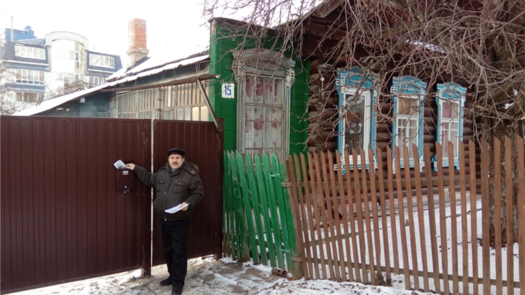 В частном секторе Московского района проведён рейд по проверке соблюдения мер противопожарной безопасности