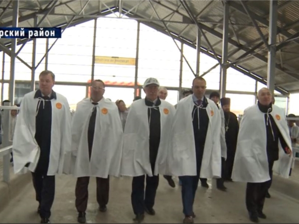 Открытие нового телятника агрохолдинга "Вурнарский мясокомбинат"
