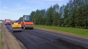 В Моргаушском районе продолжается ремонт  дорог  в рамках федеральной  программы «Безопасные и качественные  дороги»