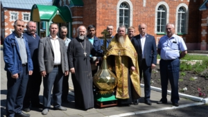 В день памяти и скорби установлен купол с крестом над воротами