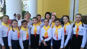 24 июня на Красной площади города Чебоксары в рамках празднования Дня Республики состоялся праздничный концерт сводного Детского хора Чувашии.