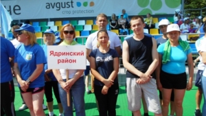 Команда Ядринского района приняла участие на соревнованиях по легкой атлетике работников образования Чувашской Республики