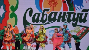 Делегация Батыревского района - на празднике "Федеральный Сабантуй – 2018"