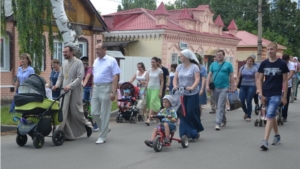 Праздник, посвящённый Дню семьи, любви и верности в Алатыре