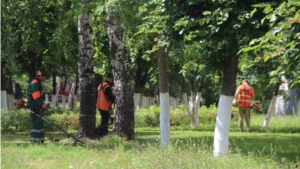 г. Новочебоксарск: сотрудники АО "Доркомсервис" помогают городу преобразиться