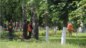 г. Новочебоксарск: сотрудники АО "Доркомсервис" помогают городу преобразиться