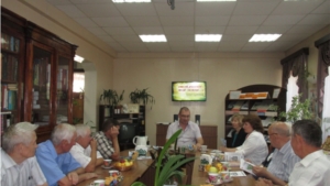Встреча с  почетными гражданами и  бывшими руководителями города Ядрина «Жизнь, отданная на благо народа»