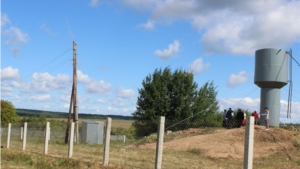 В д.Кудаши Ядринского района завершился ремонт водонапорной башни