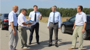 Ядринский район с рабочим визитом посетил министр транспорта и дорожного хозяйства Чувашской Республики Владимир Иванов