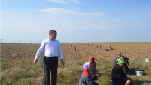 Глава администрации Мариинско-Посадского района А.А. Мясников побывал с рабочей поездкой в Кугеевском сельском поселении