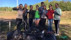 Волонтеры школы п. Опытный присоединились к Всероссийской акции «Генеральная уборка страны»