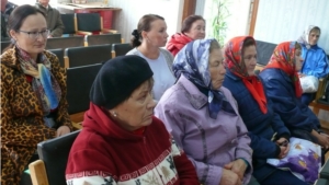 В Единый информационный день прошли встречи с населением в Малокарачкинском клубе и Ювановской школе