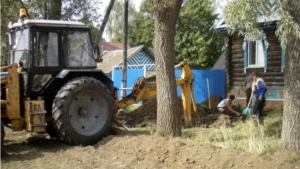 В д. Алексеевка Ядринского района Чувашской Республики завершены работы по ремонту водопроводной сети
