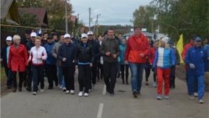В Мариинско-Посадском районе прошли Республиканские соревнования по спортивной ходьбе