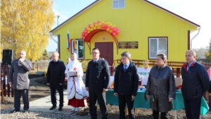 Открытие нового модульного  фельдшерско-акушерского  пункта в д.Напольные Котяки