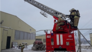 Пожарно-тактические учения на ООО «Группы компаний  «Эстет»