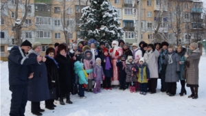 «Новогодний серпантин» в ТОС «Мирный» Московского района г. Чебоксары