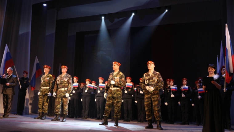 В Новочебоксарске в честь наступающего 23 февраля состоялся праздничный концерт