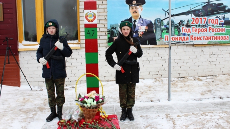 Состоялось открытие пограничного знака в п. Липовка