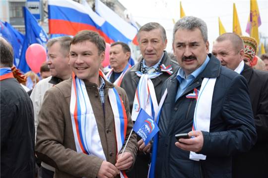 В День Весны и Труда в столице Чувашии состоялось праздничное первомайское шествие