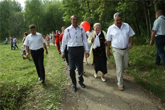 В парке им.500-летия города Чебоксары состоялось традиционно шоу Дня города "Джигитовка"