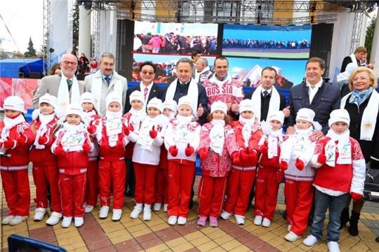 В рамках международного форума «Россия – спортивная держава» прошел парад спортсменов