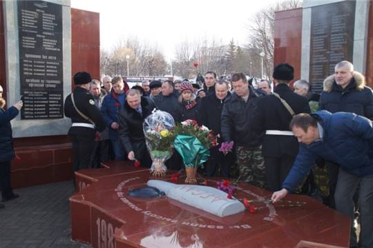 В Чебоксарах состоялось торжественное мероприятие, посвященное 27-летию окончания боевых действий в Афганистане