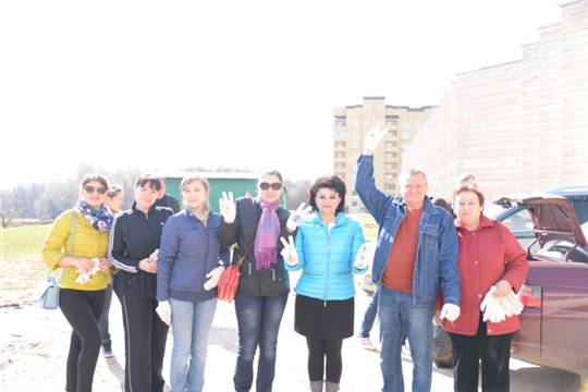 Чебоксарцы вышли на субботники