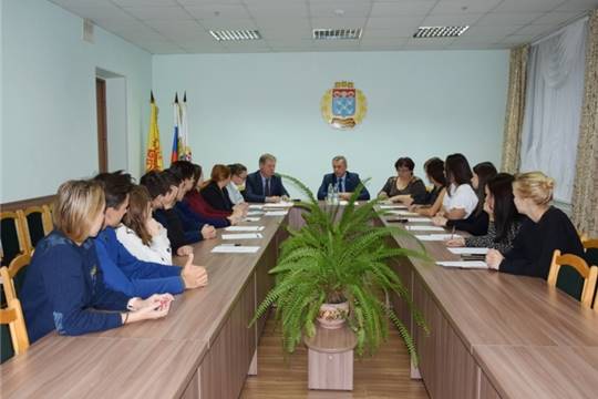 Диалог на равных: в Московском районе прошла встреча главы города Чебоксары и ректора ЧГУ им. И.Н. Ульянова с членами Молодёжного правительства