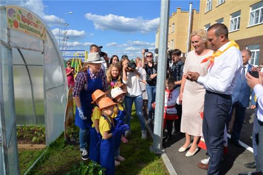 В День Республики в Чебоксарах открылся новый детский сад в микрорайоне Соляное