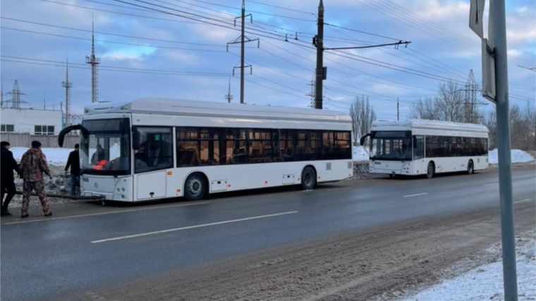 В Новочебоксарск прибыли новые троллейбусы