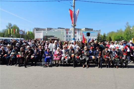 Новочебоксарск отмечает 71-ую годовщину со Дня Победы