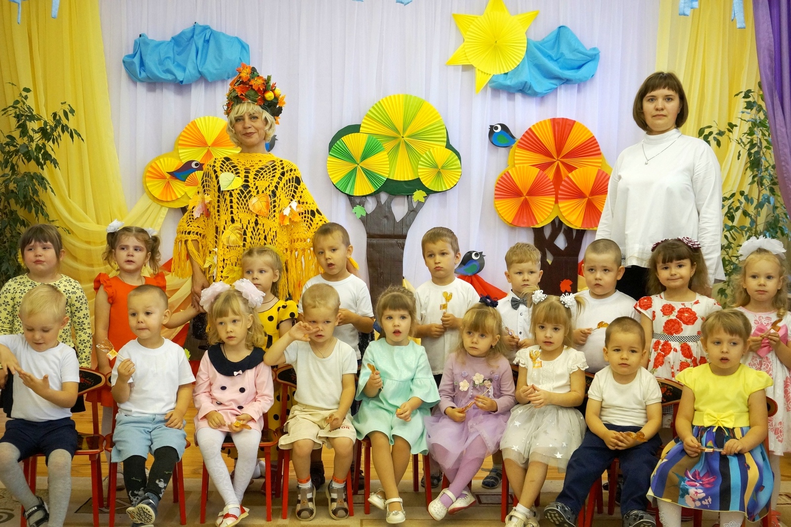 Праздник Осени - один из любимых у детворы Чуварлейского детского сада  «Колокольчик» | Алатырский муниципальный округ Чувашской Республики