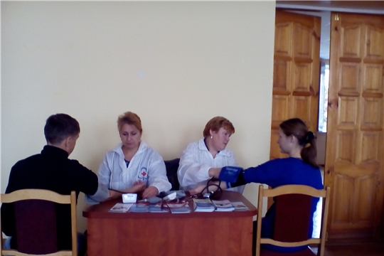 Медицинские работники Аликовской ЦРБ провели очередную акцию «Сосудистый патруль»