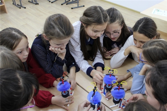 "Точка роста": LEGO-конструирование в 5 классах
