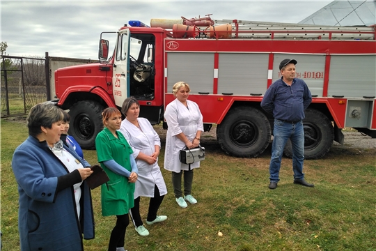 Противопожарная тренировка в БУ «Тарханкий ПНИ»