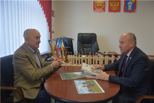 Глава администрации Батыревского района провел  рабочую встречу по реализации эскизного проекта "Акатуй-Сабантуй"