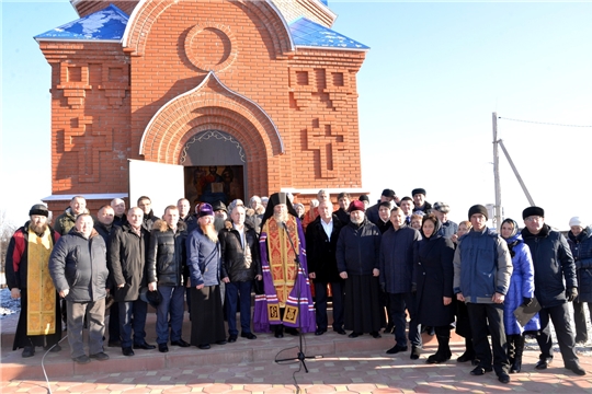 В д.Балабаш- Нурусово с участием заместителя Председателя Кабинета Министров Чувашской Республики состоялось открытие часовни