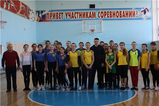 Баскетбол среди команд образовательных учреждений Батыревского района