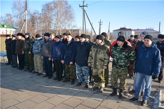 Торжественное открытие стелы внутренних войск в с.Батырево