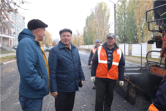 Рабочая поездка по городу главы Алатырской администрации В.И. Степанова