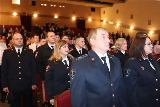 Торжественное мероприятие, посвящённое Дню сотрудника органов внутренних дел Российской Федерации