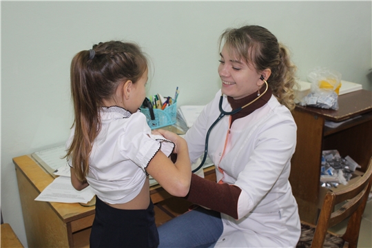 г. Алатырь: в школе №11 провели вакцинацию от гриппа