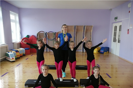 Чебоксарские дошкольники – активные участники муниципального проекта «Первый шаг в фитнес-класс»