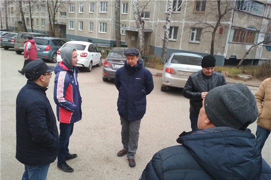 В Московском районе г.Чебоксары проведен очередной еженедельный обход территорий